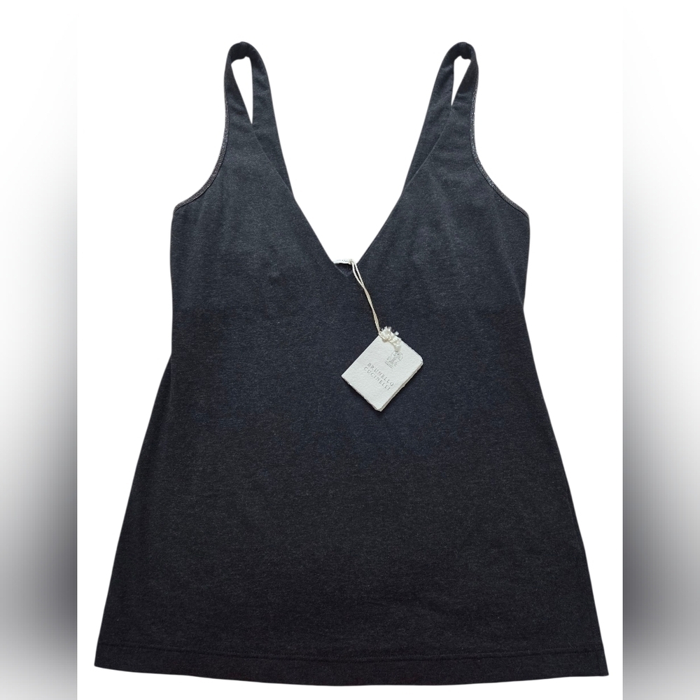 Brunello Cucinelli Dark Grey Tank